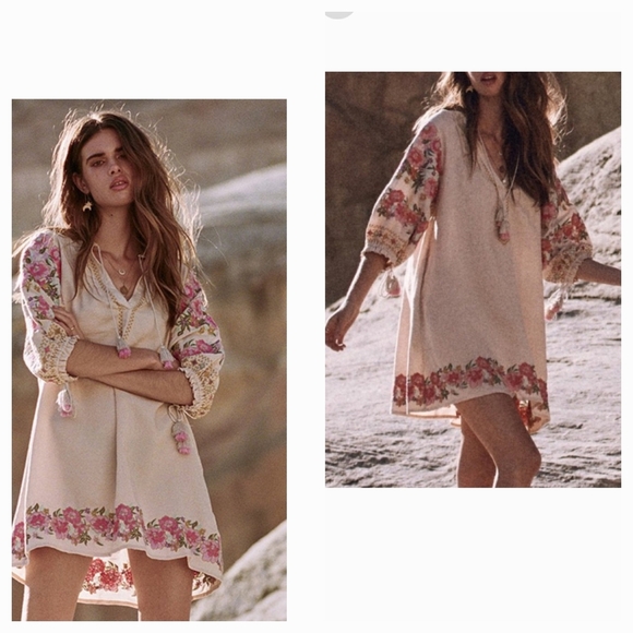 Spell The Gypsy Collective Boho‎ Mini Dress Cleo Tunic - Picture 1 of 5